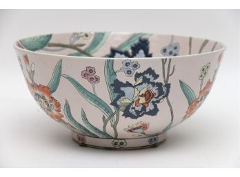 Hand Painted Asian Bowl With Stamp
