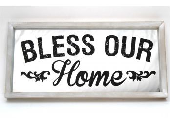 Bless Our Home Wall Sign