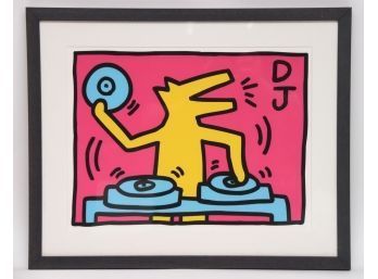DJ Dog By Keith Haring  Estate Authorized Giclee