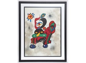 Joan Miro Pencil Signed And Numbered 202/250