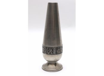 Mid Century Modern Norwegian Pewter Vase