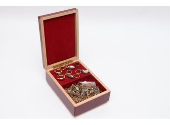 Music Jewelry Box With Contents Included