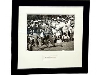 Ben Hogan And Arnold Palmer, The Masters 1966, Framed Golf Art