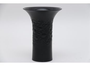 Black Rosenthal Studio Line Flared Vase
