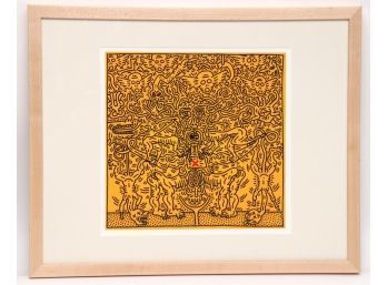Keith Haring 1985 Estate Authorized Giclee