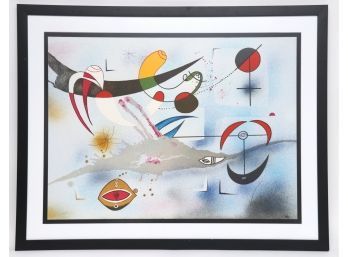 Joan Miro Pencil Signed And Numbered 148/250