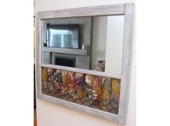 Wall Mirror With Garden Scene