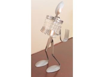 Fork Salt And Pepper Stand Table Topper