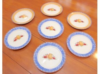 Set Of 7 Dansk Fruit Plates