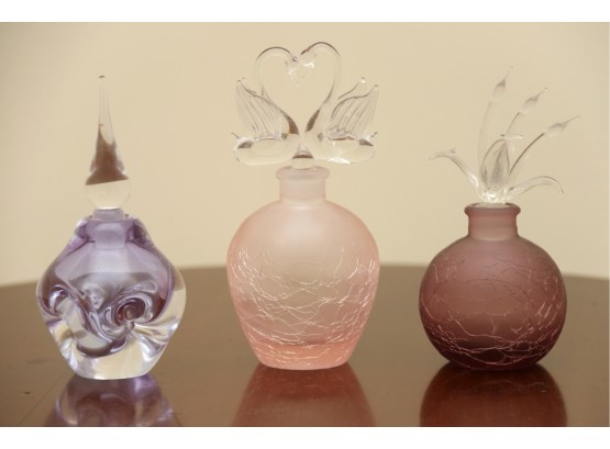 Trio Of Perfume Bottles