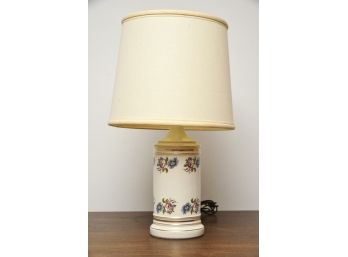 Larger Porelain Floral Table Lamp