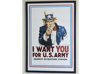 Uncle Sam Wants You Framed Poster