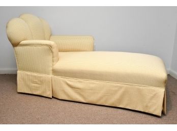 Yellow Check Lounge Sofa