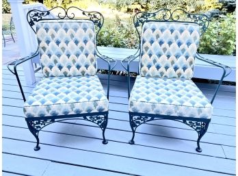 Pair Of Outdoor Metal Chairs