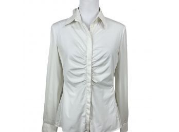 Armani Collezioni Button-front Shirt Made In Italy Size 8