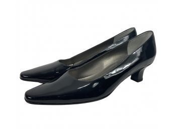 Vaneli Black Patent Leather Shoes Size 10