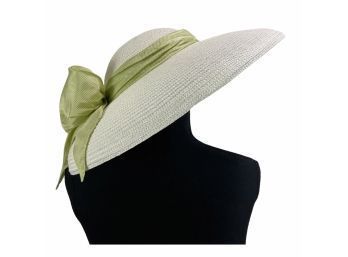 Luis Aleman Large Summer Hat With Bow