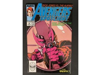 Avengers Spotlight Who Marked The Marksman For Death? #25