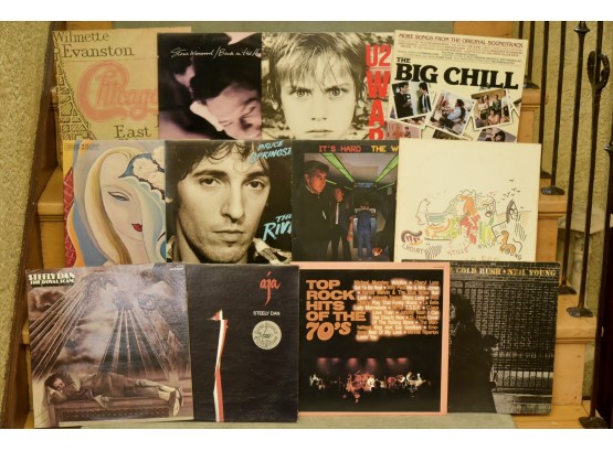 Record Lot Including Chicago Bruce Springsteen And The Who
