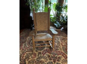 Vintage Acorn Rocking Chair