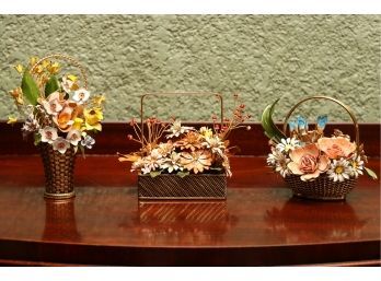 Flowers Of The Season Gloria Vanderbilt Enamel Flower Arrangements
