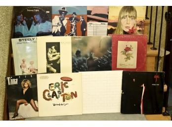 Record Lot Including Steely Dan Joni Mitchell And Pink Floyd