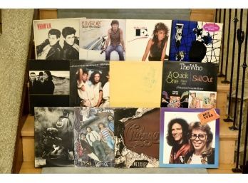 Record Lot Including The Who,u2 And Hot Tuna