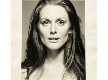 Julianne Moore By Michael Adams Black And White