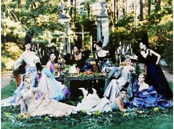 A Feast For The Eyes  Vogue 1996 With Models: Naomi Campbell Linda Evangelista Trish Goff And More