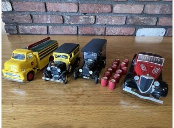 Set Of Four Coca Cola Model Cars