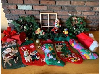 Christmas Display Assortment With Stocking Collection