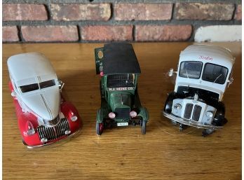 Trio Of Heinz And Bordens Model Cars