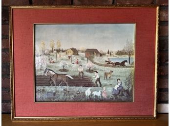 Martha Cohoon Horses Framed Print