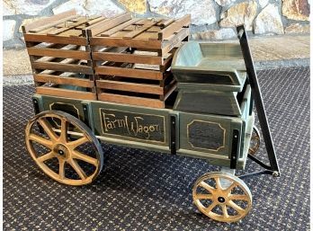 Chic A Dee Farms Wooden Wagon With Crates