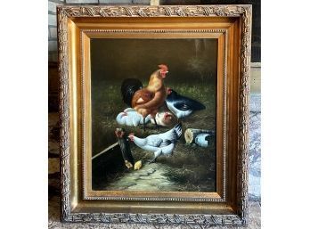 Rooster Reproduction Painting