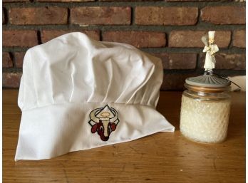 The Good Steer Custom Chef Hat And Glass Candle