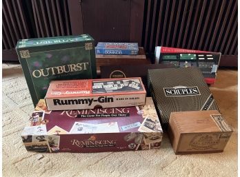 Assortment Of Board Games Unchecked Sold As Is