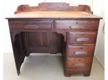 Vintage Oak Writing Desk