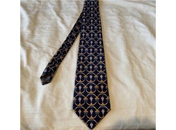 Blue Christian Dior Tie
