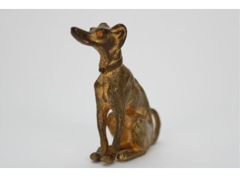 Early 20th Century Sitting Dog Bronze