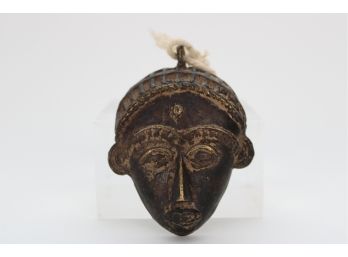 Vintage Brass African Pendant