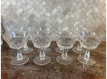 Set Of 8 Crystal Glasses