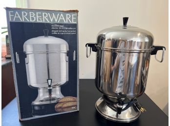 Stainless Steel Farberware Coffee Maker With Box