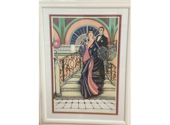 Somewhere In Time By Mary Vickers Mix Media Limited Edition Lithograph Large Piece