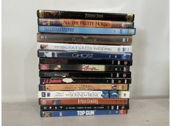 Collection Of 15 DVDs Various Genres