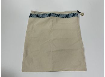 Tory Burch Linen Drawstring Bag