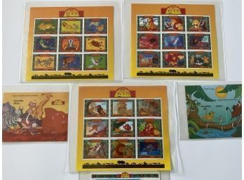 Disney Lion King Collection Of Postage Postage Stamps