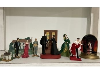 Collection Of Gone With The Wind Ornaments & Figures