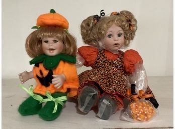 2 Marie Osmond Halloween Dolls