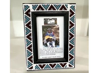 Viva Africa Ethnic Beadwork Picture Frame New In Box